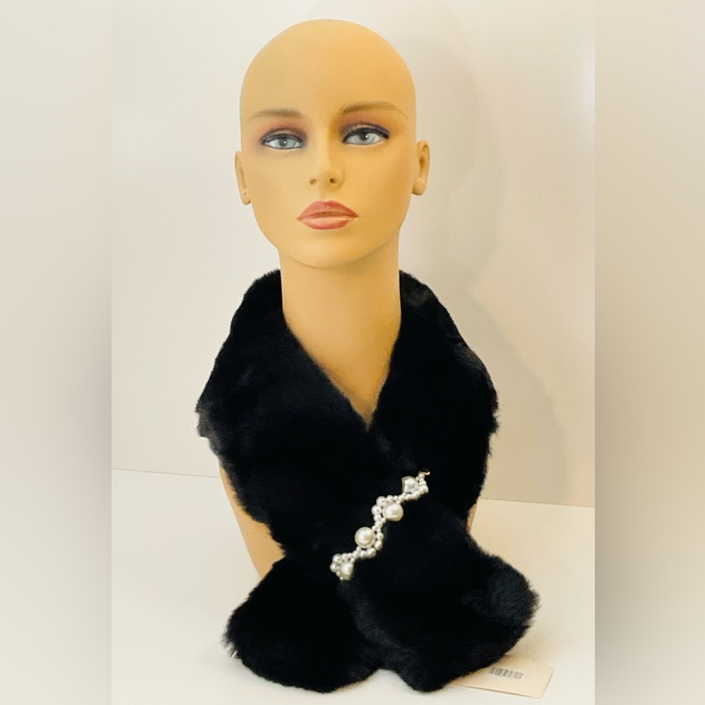 Faux Fur Pull Through Scarf